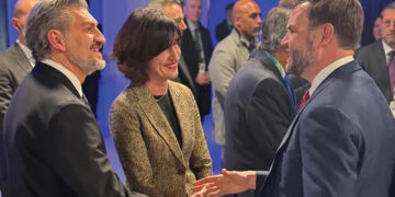 President Kavelashvili meeting with JD Vance. Source:FB