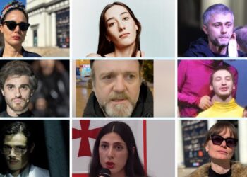 9 actors leave the New Theater after banner of imprisoned actor Andro Chichinadze removed