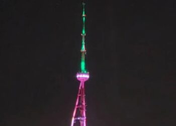 Israeli Embassy criticizes illumination of Mtatsminda Tower in Iran’s flag colors