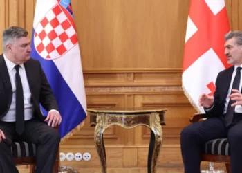 Croatian President Zoran Milanović visits Georgia