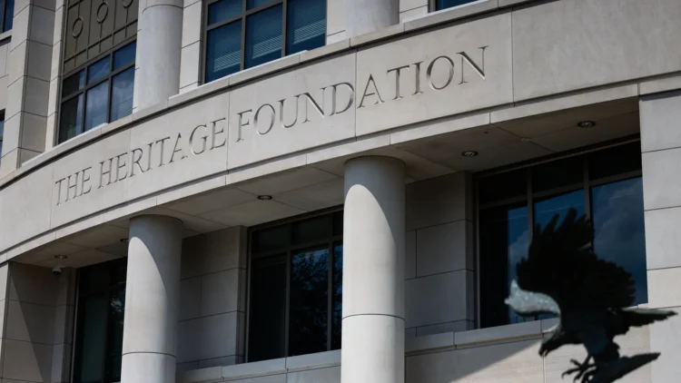 Exterior of The Heritage Foundation.