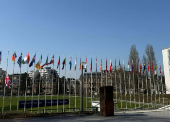 European, Georgian flags lowered in Strasbourg to honor Ilia II