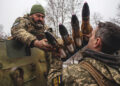 Ukrainian soldiers on the eastern frontline. Source: REUTERS