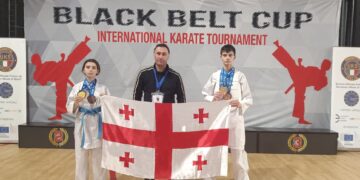 Georgian Karatekas Shine in Italy, Securing 7 Medals at International Championship