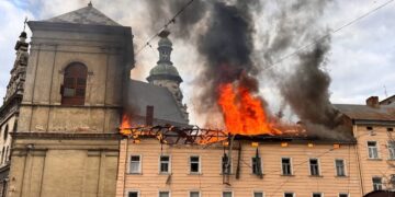 Ukraine condemns Russian drone strike on Lviv’s UNESCO heritage sites