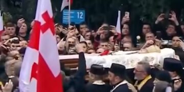 Patriarch Ilia II transferred to Sioni Cathedral ahead of burial