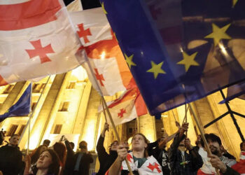 Tbilisi protests in 2024. Source: AFP