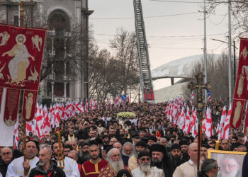 The Patriarch's funeral. Photo by Ezz Gaber