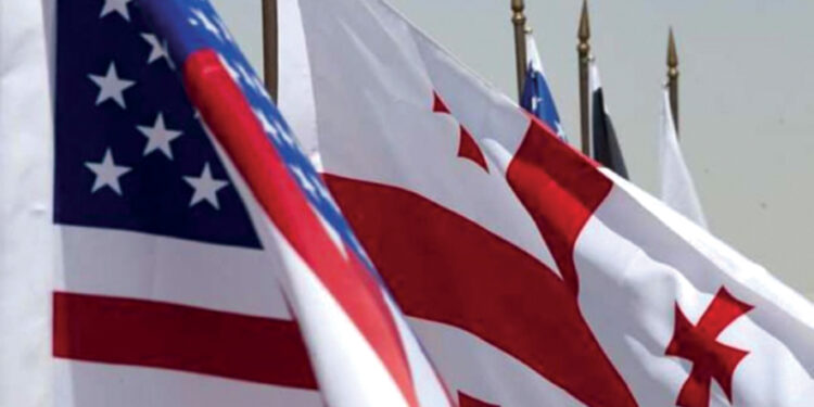US, Georgia flags. Source: EurAsian Times