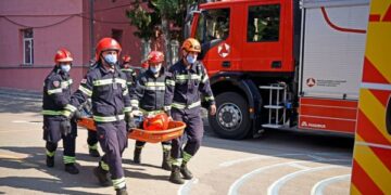 Landslide reported in Tkibuli municipality as emergency teams evacuate residents