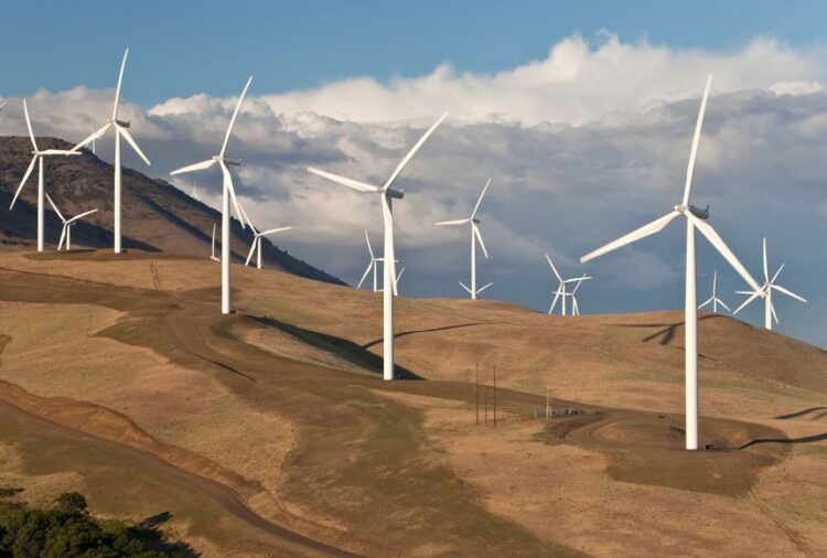 Wind power plants. Photo: National Geographic Education.