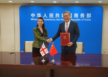 Georgian, Chinese economy ministers sign amendments to free trade deal