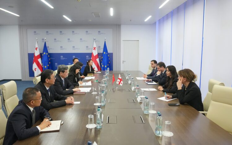Mariam Kvrivishvili met China cyberspace chief. Source: Ministry of Economy of Georgia