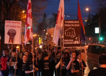 Armenians in Georgia barred from genocide commemoration near Turkish Embassy