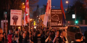 Armenians in Georgia barred from genocide commemoration near Turkish Embassy