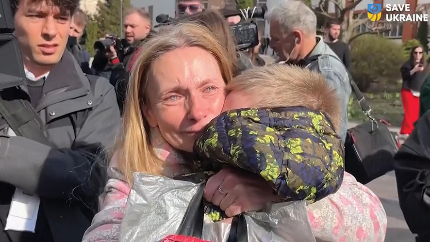 A family reunited. Source UCAP