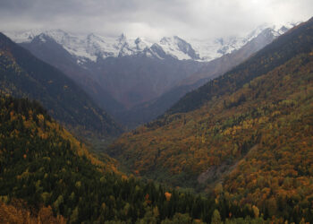 Caucasus mountains. Photo by Tony Hanmer