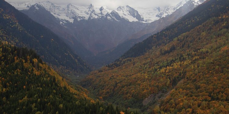 Caucasus mountains. Photo by Tony Hanmer