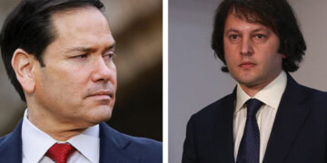 Rubio and Kobakhidze. Source: RFE/RL