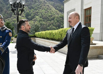 Zelensky meets with Aliyev in Gabala. Source: FB