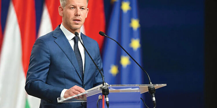 Peter Magyar, Prime Minister-elect of Hungary. Source:Balint Szentgallay/Getty Images