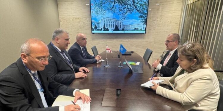 Georgian Health Minister meets WHO Europe regional director in Geneva