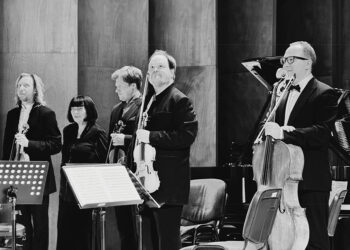 Eliso Virsaladze and the Oistrakh Quartet in Tbilisi. Photo by the author