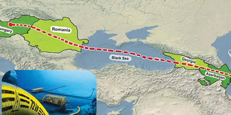 Black Sea Cable project. Source: Azernews