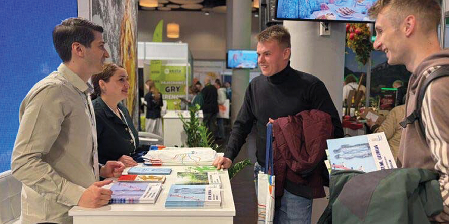 Tourists at the 2026 Georgian stand in Wroclaw. Source: FB