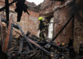 May 18: the aftermath of the huge wave of Russian drone strikes. Source: Reuters