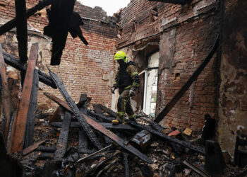May 18: the aftermath of the huge wave of Russian drone strikes. Source: Reuters
