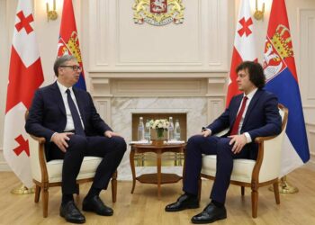 Kobakhidze hails Vučić as ‘outstanding leader’ during landmark visit to Georgia
