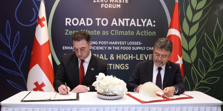 Songulashvili signs irrigation, forestry deals with Türkiye