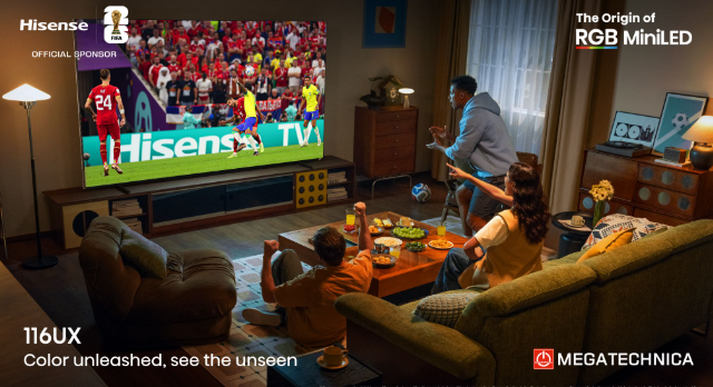 The 116-Inch Hisense Giant TV Is Here: Megatechnica Exclusively Launches the World’s Largest RGB Mini-LED TV with a Nearly 3-Meter Diagonal