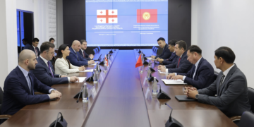 Kvrivishvili meets Kyrgyz economy minister, discusses trade ties