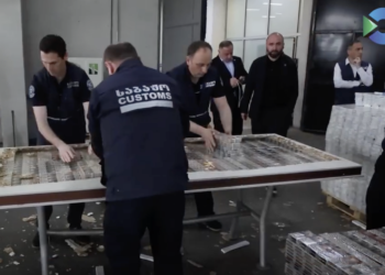 Customs seize large cigarette shipment hidden in metal doors at Red Bridge