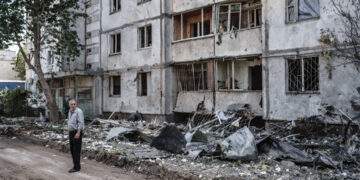 Russia has threatened to step up its attacks on Kyiv. Photo by Serhii Korovayny for WSJ