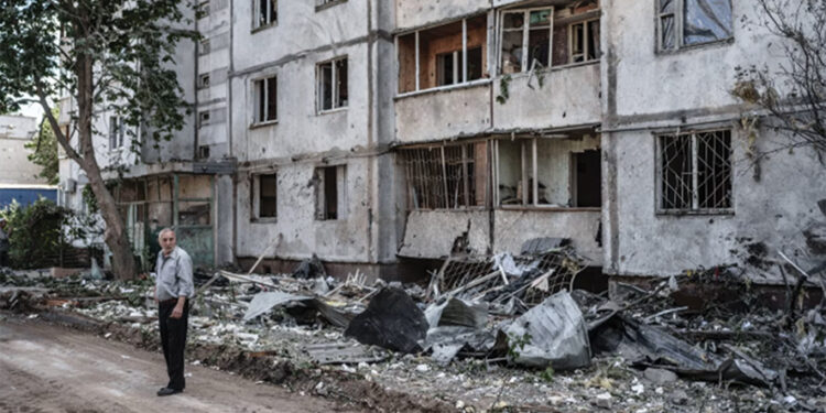 Russia has threatened to step up its attacks on Kyiv. Photo by Serhii Korovayny for WSJ