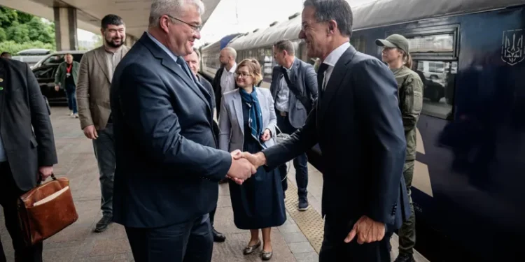 NATO chief Mark Rutte arrives in Kyiv