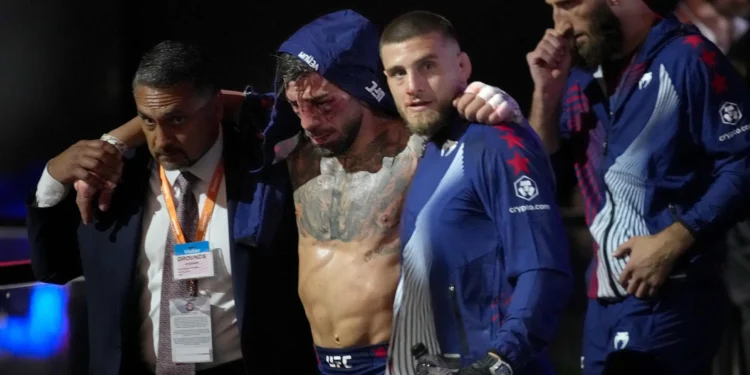 Topuria suffers first UFC defeat as Gaethje retains lightweight title at historic White House event