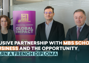 Exclusive Partnership with MBS SCHOOL OF BUSINESS and the Opportunity to Earn a French Diploma