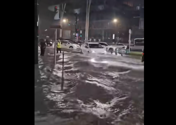 Heavy rain causes flooding and traffic disruption in Tbilisi