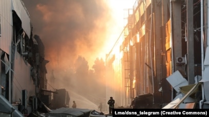 Russian missile strike on Kyiv kills two, injures five