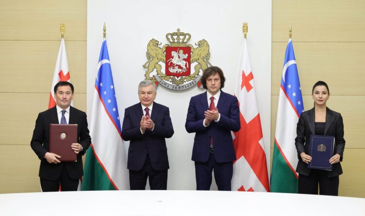 Agreements signing ceremony. Source: Ministry of Economy of Georgia
