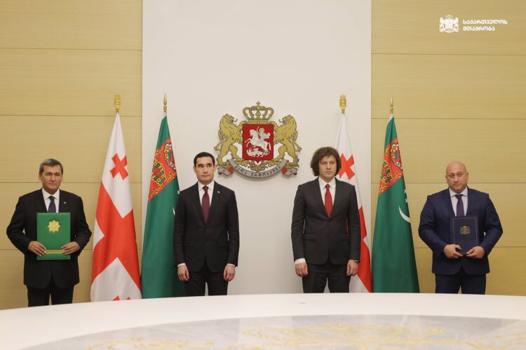 Georgia-Turkmenistan government talks. Source: Government of Georgia