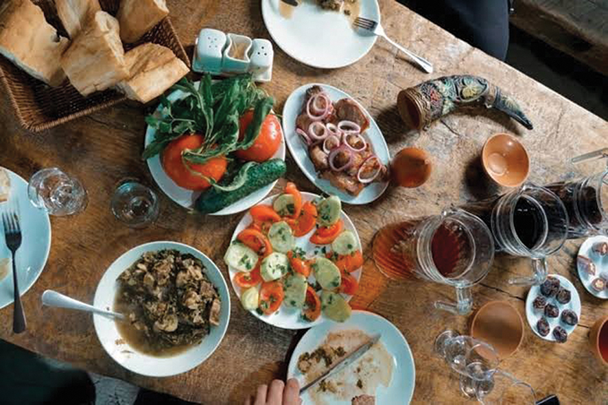 A restaurant in Tbilisi. Source: Eat This! Tours