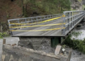 Flooding damages bridge connecting Tusheti villages