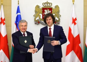 Georgia, Uzbekistan sign strategic partnership agreement