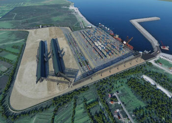 Visualization of Anaklia Deep Sea Port. Source: Jamestown