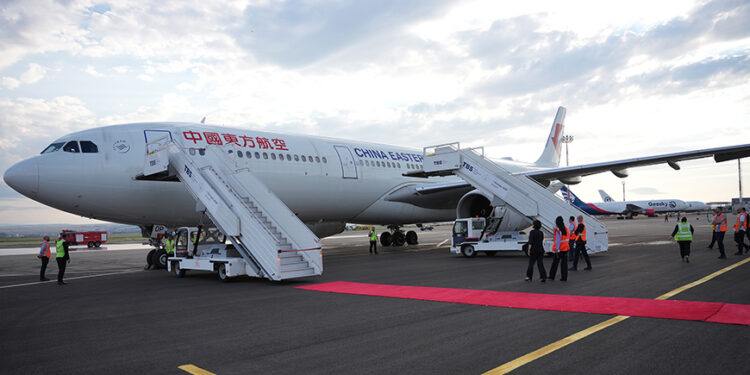Kvrivishvili: First Tbilisi-Shanghai flight arrives 98% full